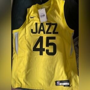 Youth Utah Jazz Donovan Mitchell Nike Gold Jersey - Icon Edition